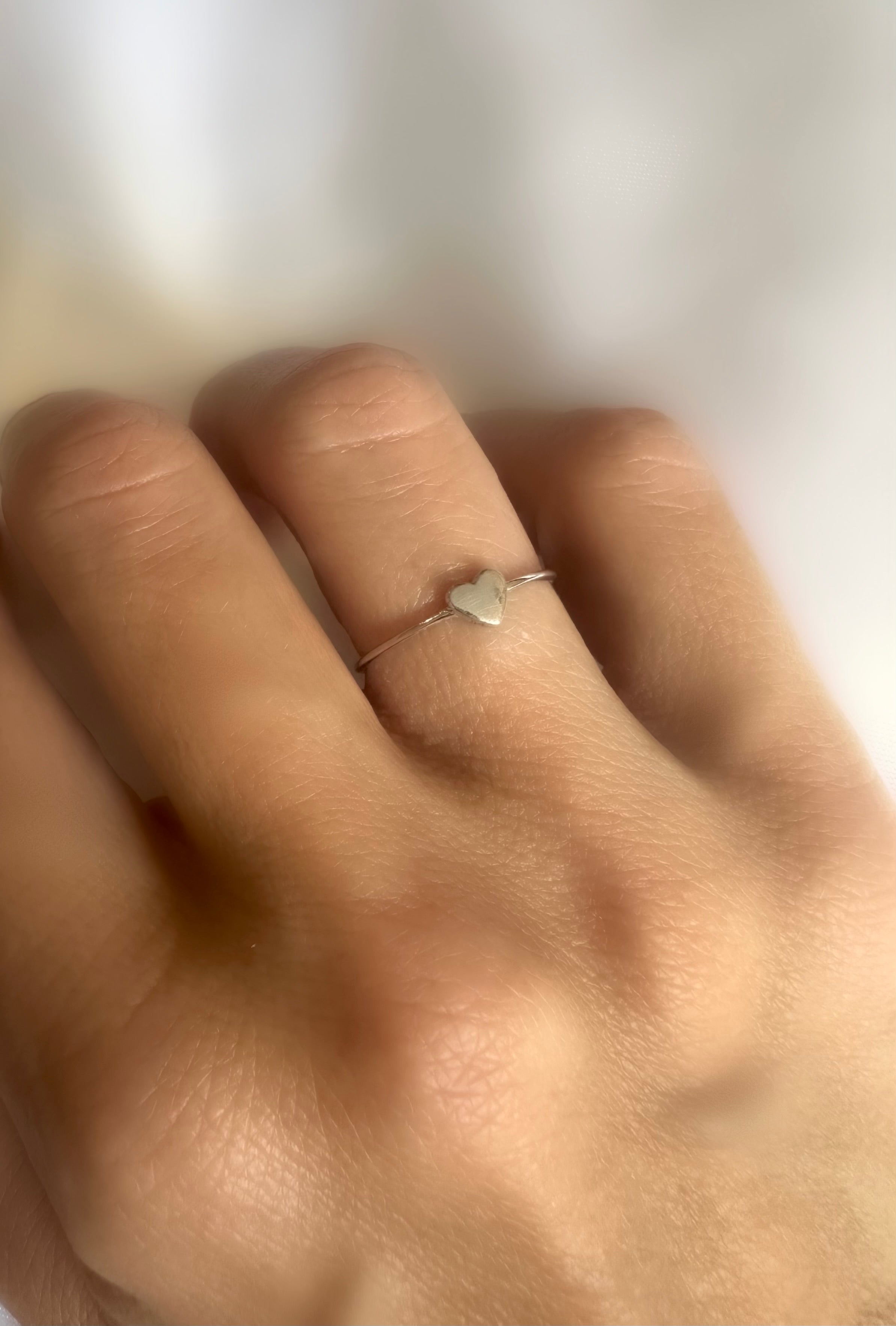 Mini-Herzring (Silber)(RBJ*)