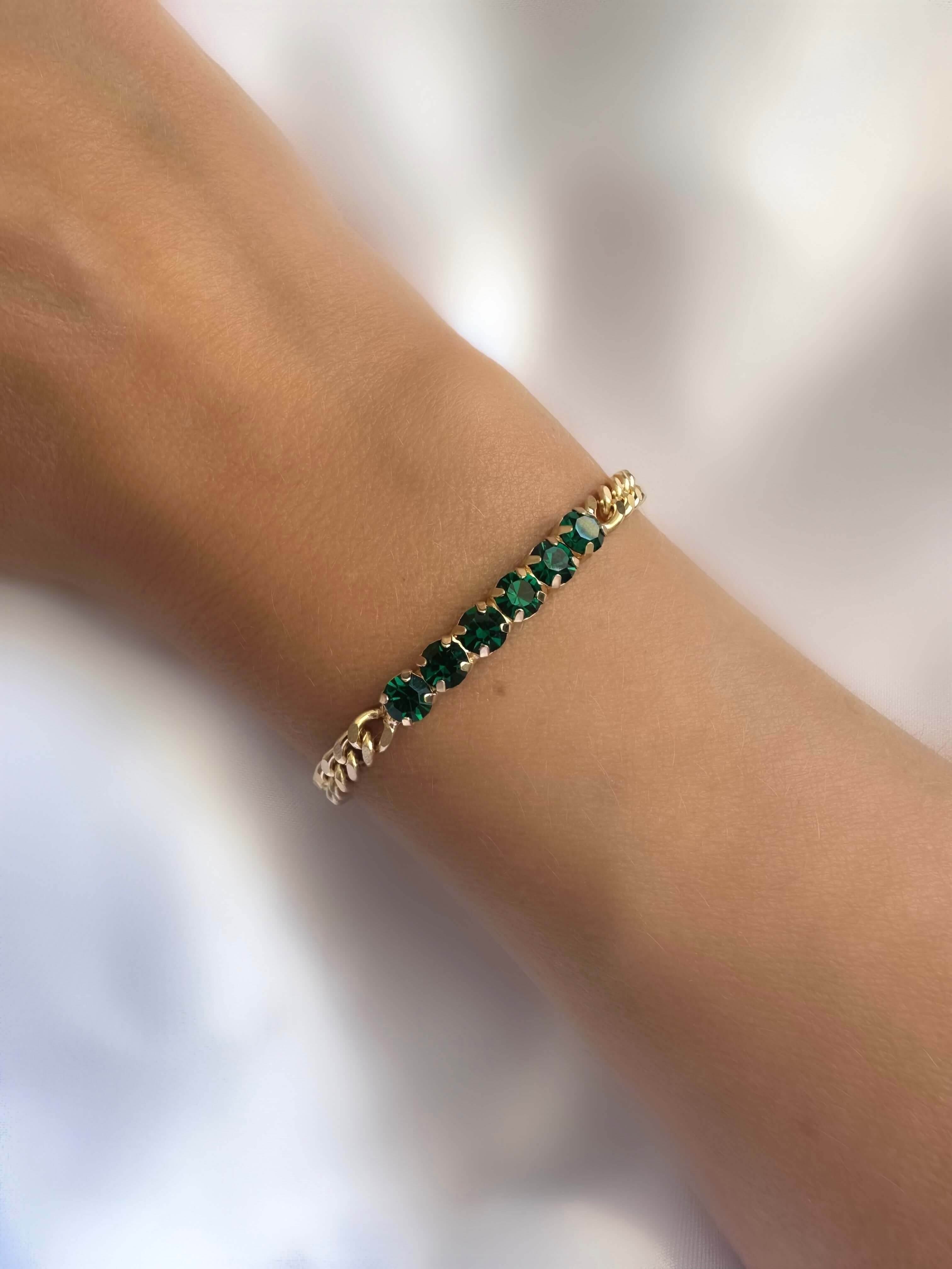 Pulsera Chain Bombons (Verde)