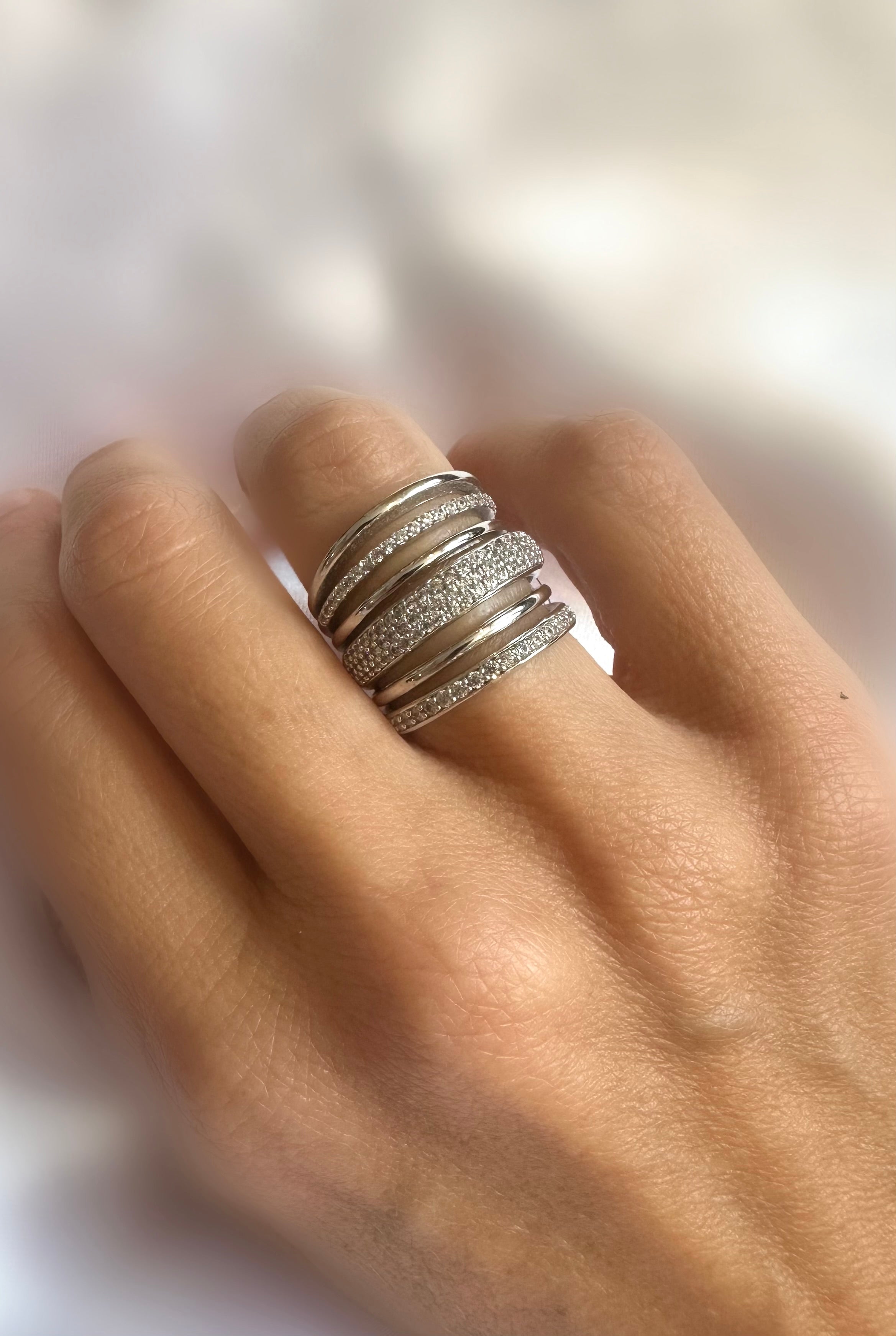 Colette Ring (925 Silber) (SLS30*)