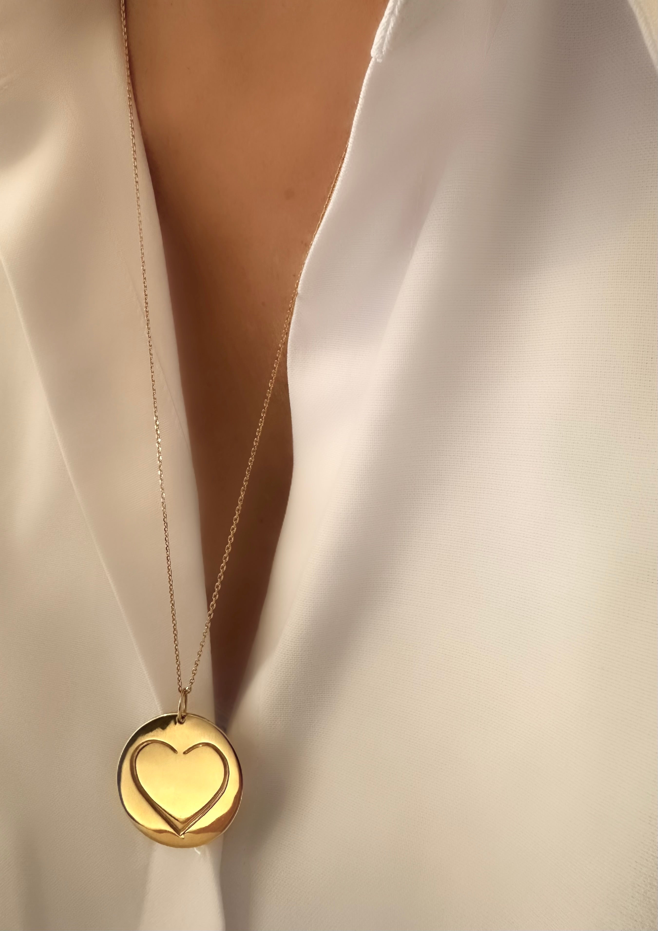 Collar Medalla Corazón (RBJ*)