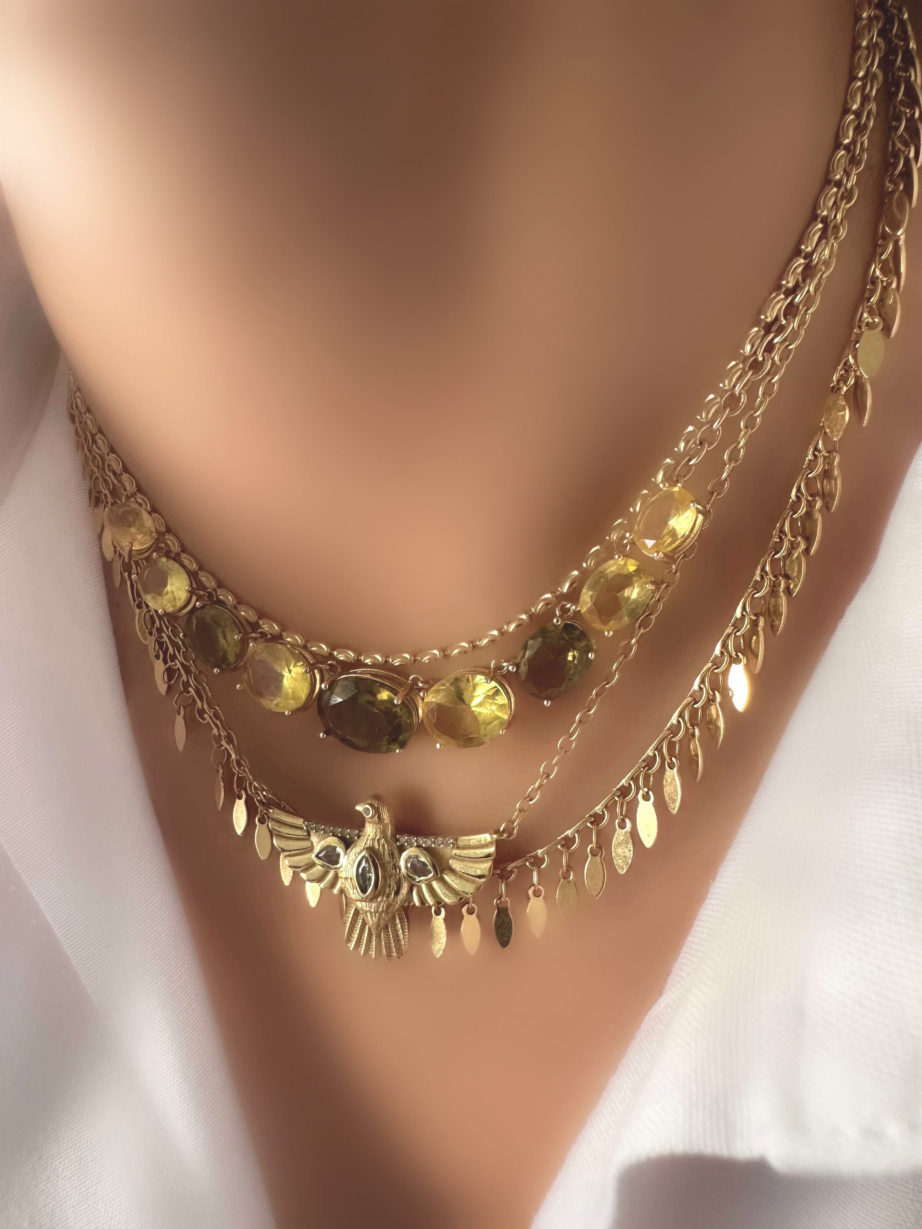 Collar Anna Chain (Plata bañada oro 24k)